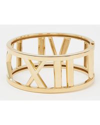 Tiffany & Co. - Open Atlas 18k Gold Wide Bracelet - Lyst