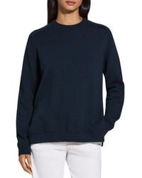 Theory - Relaxed Crewneck Sweater - Lyst