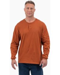Dickies - Long Sleeve Henley T-shirt - Lyst