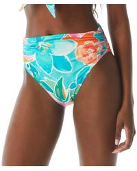 Carmen Marc Valvo - Shirred Waist Bikini Bottom - Lyst