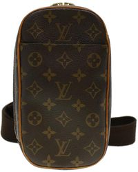 Louis Vuitton - Pochette Gange Canvas Clutch Bag (pre-owned) - Lyst