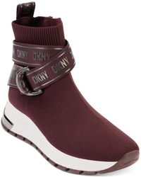 DKNY - Lifestyle Knit Casual And Fashion Sneakers - Lyst