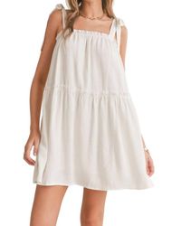 Sadie & Sage - Sugarloaf Tiered Dress With Tie Straps - Lyst