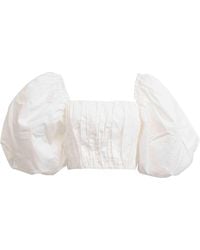 Aje. - Aje Puff-Sleeve Crop Top - Lyst