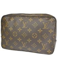 Louis Vuitton - Trousse De Toilette Canvas Clutch Bag (pre-owned) - Lyst