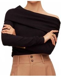 Fifteen Twenty - Asymmetric One-Shoulder Top - Lyst