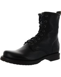Frye - Veronica Lace-up Moto Combat Boots - Lyst