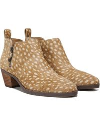 Vionic - Cecily H7729L3 Boots Deer Print Calf Hair Booties Jobb545 - Lyst