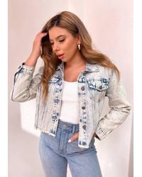 Veveret - Rhinestone Rodeo Denim Jacket - Lyst