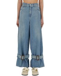 JW Anderson - Organic Cotton Mini Denim Jeans For - Lyst
