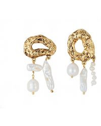 Mignonne Gavigan - Silvia Pearl Earrings - Lyst