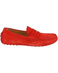 Ferragamo - Grenoble Suede Drivers - Lyst