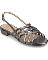 Journee Collection - Cassandra Flat Sandals - Lyst