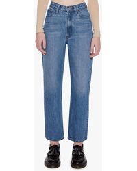 Mother - High Waisted Double Stack Ankle Jean - Lyst