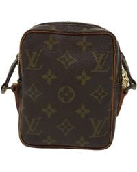 Danube cloth crossbody bag Louis Vuitton Brown in Cloth - 32804638