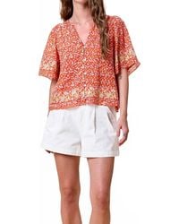 Cleobella - Koa V-Neck Blouse - Lyst