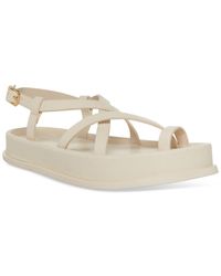 Madden Girl - Tropezz Faux Leather Strappy Platform Sandals - Lyst