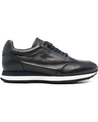 JOHN HARRISON - Leather Wedge Sneakers - Lyst