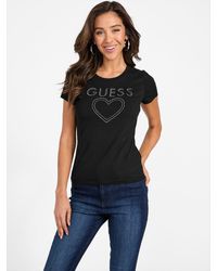 Guess - Eco Deedee Beaded Tee - Lyst