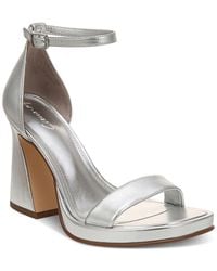 Circus by Sam Edelman - Holmes Faux Leather Ankle Strap Heels - Lyst