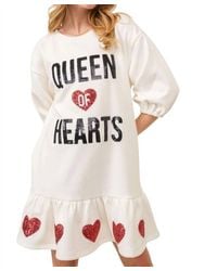 Main Strip - Queen Of Heart Sequin Dress - Lyst