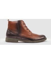 KCR Group - Chukka Zip-Up Leather Boots - Lyst