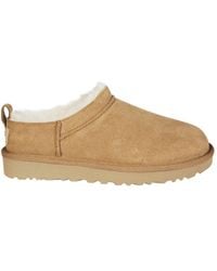 UGG - Classic Micro Suede Slip-On Shoes - Lyst