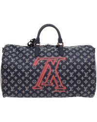 Louis Vuitton - Keepall Bandouliere 50 Canvas Travel Bag (pre-owned) - Lyst