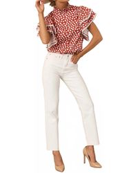 PROSPERINE® - Blair Ruffle Top - Lyst