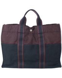 Hermès - Fourre Tout Canvas Tote Bag (pre-owned) - Lyst