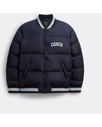 COACH - Varsity Down Jacket - Lyst