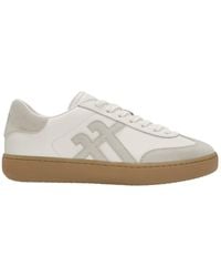 Fitflop - The Dash T-Toe Leather/Suede Trainers - Lyst
