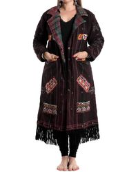 StandAwt - Merino Wool Kimono Coat - Lyst