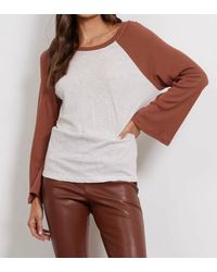 Lamade - Baseball Bell Sleeve Tee - Lyst