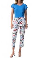 Joseph Ribkoff - Abstract Print Crop Pants - Lyst