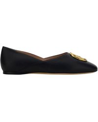 Bally - Gerry Leather Ballet Flats, Brand Size 40 Us - Lyst