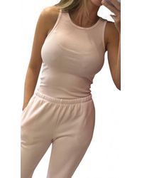 Monrow - Supimaluxe Rib High Neck Tank Top - Lyst