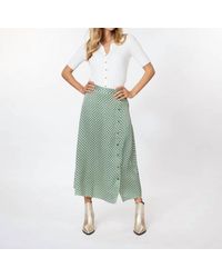 EsQualo - Geo Printed Skirt - Lyst