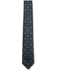 BOSS - One Silk Tie With Jacquard Pattern - Lyst