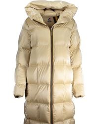K-Way - Beige Polyester Jackets & Coat - Lyst