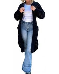 Blakeley - Crochet Knit Cardigan - Lyst