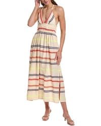lemlem - Gete Triangle Midi Dress - Lyst