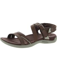Merrell - District Mendi Backstrap Leather Comfort Flat Sandals - Lyst