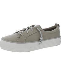 Sperry Top-Sider - Crest Vibe Canvas Flatform Slip-on Sneakers - Lyst