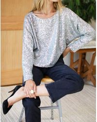 Emerson Fry - Keyhole Sequin Top - Lyst