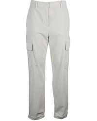 Eleventy - Textured Corduroy Cargo Pants With Practical Pockets - Lyst