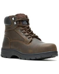 Wolverine - Carlasbad W231126 Leather 6" Steel Toe Work Boots Zap2348 - Lyst