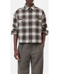 Closed - Oversized Blouse With Check Pattern - Lyst