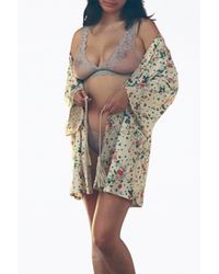 Only Hearts - Marianne Floral Organic Cotton Kimono - Lyst