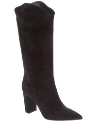 Gianvito Rossi - Navarre 45 Suede Knee-High Boot - Lyst